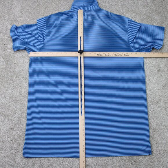 Vineyard Vines Polo Shirt Men XL Blue Polyester Stretch Performance S/S Pullover - Picture 11 of 14